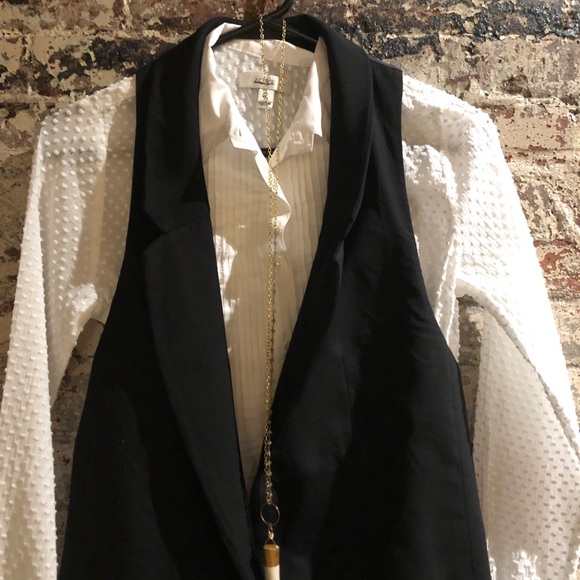 J. Crew Tops - Gauzy J.Crew tux style shirt